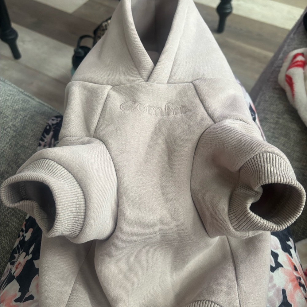 Comfit beige Dog Hoodie